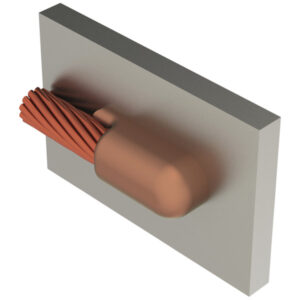 Cable a superficie de acero vertical VN